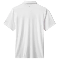 Men's TravisMathew White Houston Astros Top Recruit Tri-Blend Polo