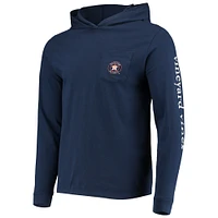 Men's Vineyard Vines Navy Houston Astros Long Sleeve Hoodie T-Shirt