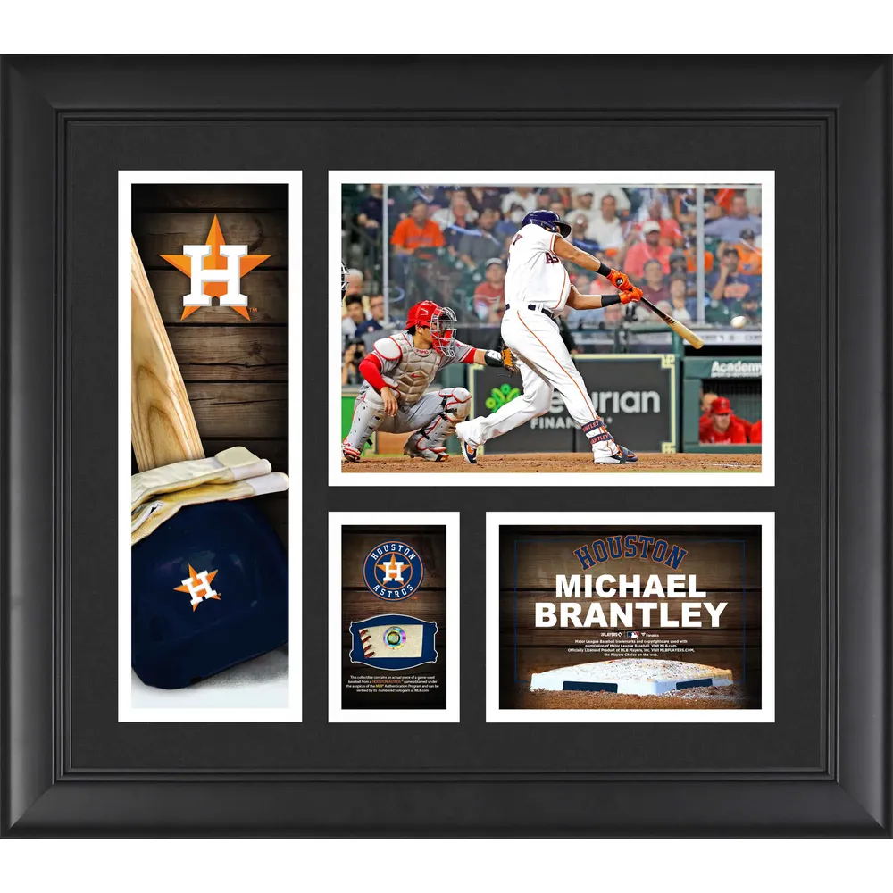 Men's Michael Brantley Houston Astros Authentic White Home Jersey