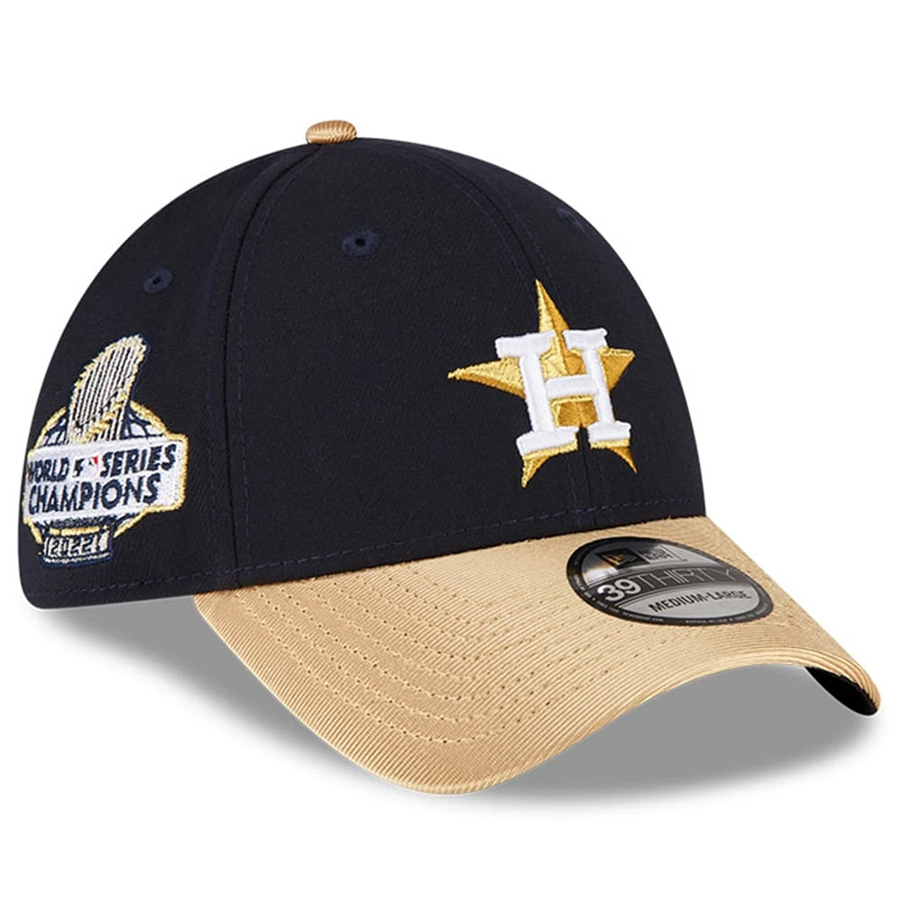 New Era Navy Houston Astros 2023 Gold Collection 39THIRTY Flex Hat