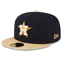 New Era Navy Houston Astros 2023 Gold Collection 59FIFTY Fitted Hat