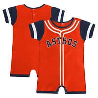 Barboteuse Orange Houston Astros Fast Pitch Fanatics pour nouveau-nés et nourrissons