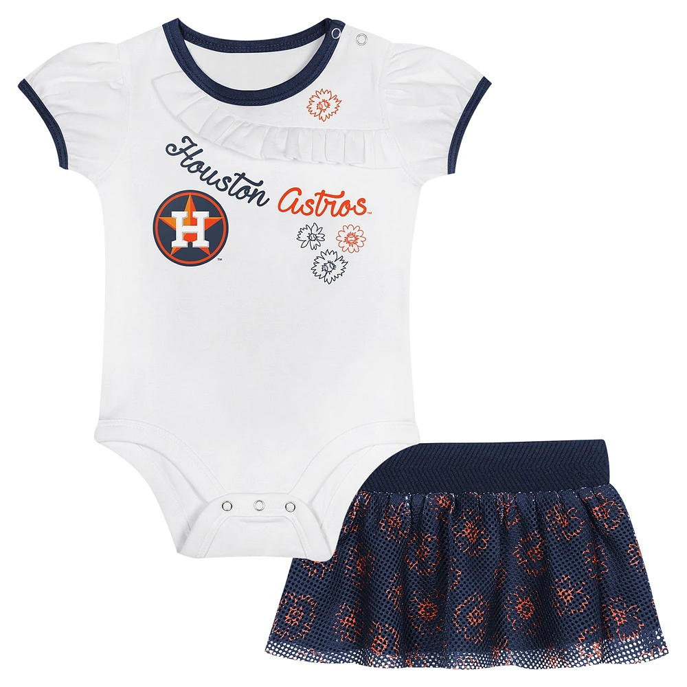 Newborn & Infant Houston Astros Sweet Bodysuit Skirt Set