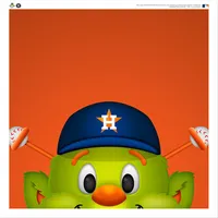 Atlanta Braves Blooper 12'' x 12'' Minimalist Mascot Poster Print