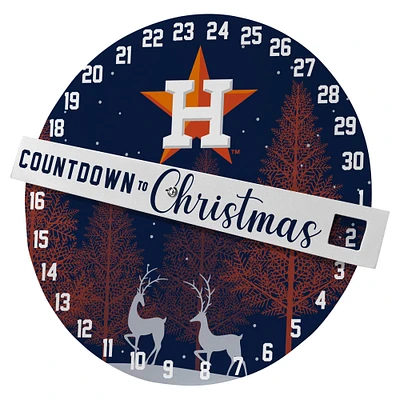 Pegasus Houston Astros Countdown to Christmas Wall Sign