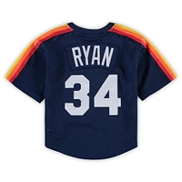 Preschool & Toddler Mitchell Ness Nolan Ryan Navy Houston Astros Cooperstown Collection Mesh Batting Practice Jersey