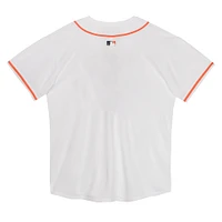 Maillot de match à domicile des Astros Houston Nike blanc pour enfants d'âge préscolaire