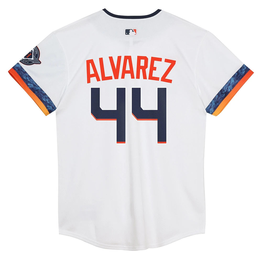 Preschool Nike Yordan Alvarez White Houston Astros 2025 City Connect Limited Player Jersey