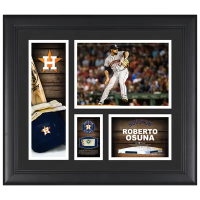 Jose Altuve Autographed Signed Framed Matted Houston Astros Jersey