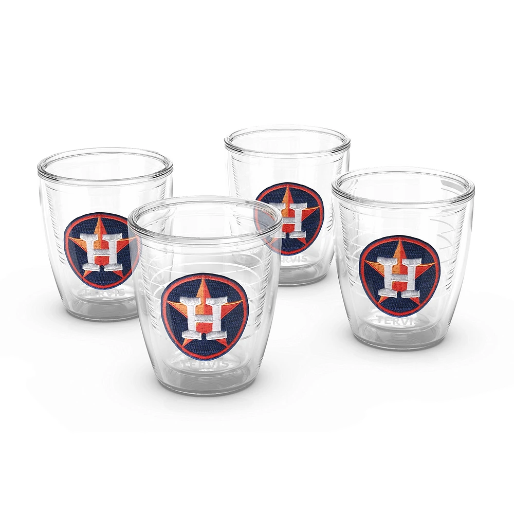 Tervis Houston Astros Four-Pack 12oz. Emblem Tumbler Set