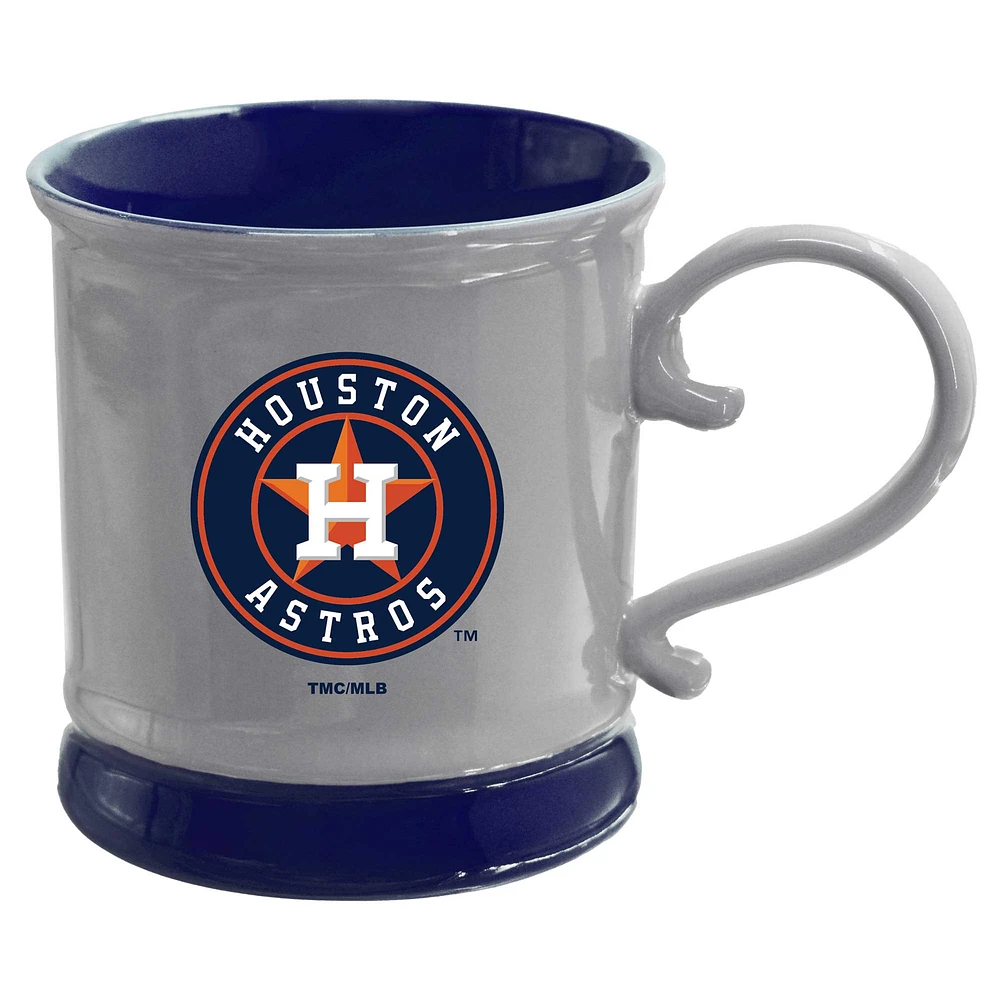 The Memory Company Houston Astros 16oz. Fluted Mug with Swirl Handle