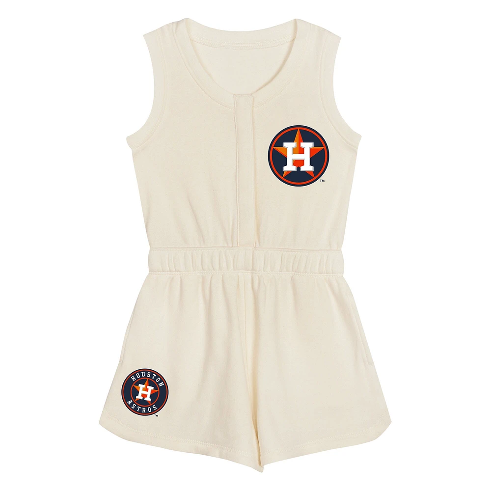 Barboteuse Power Tank pour tout-petits couleur crème des Astros de Houston