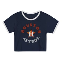 Toddler  Navy Houston Astros Double Run T-Shirt & Shorts Set