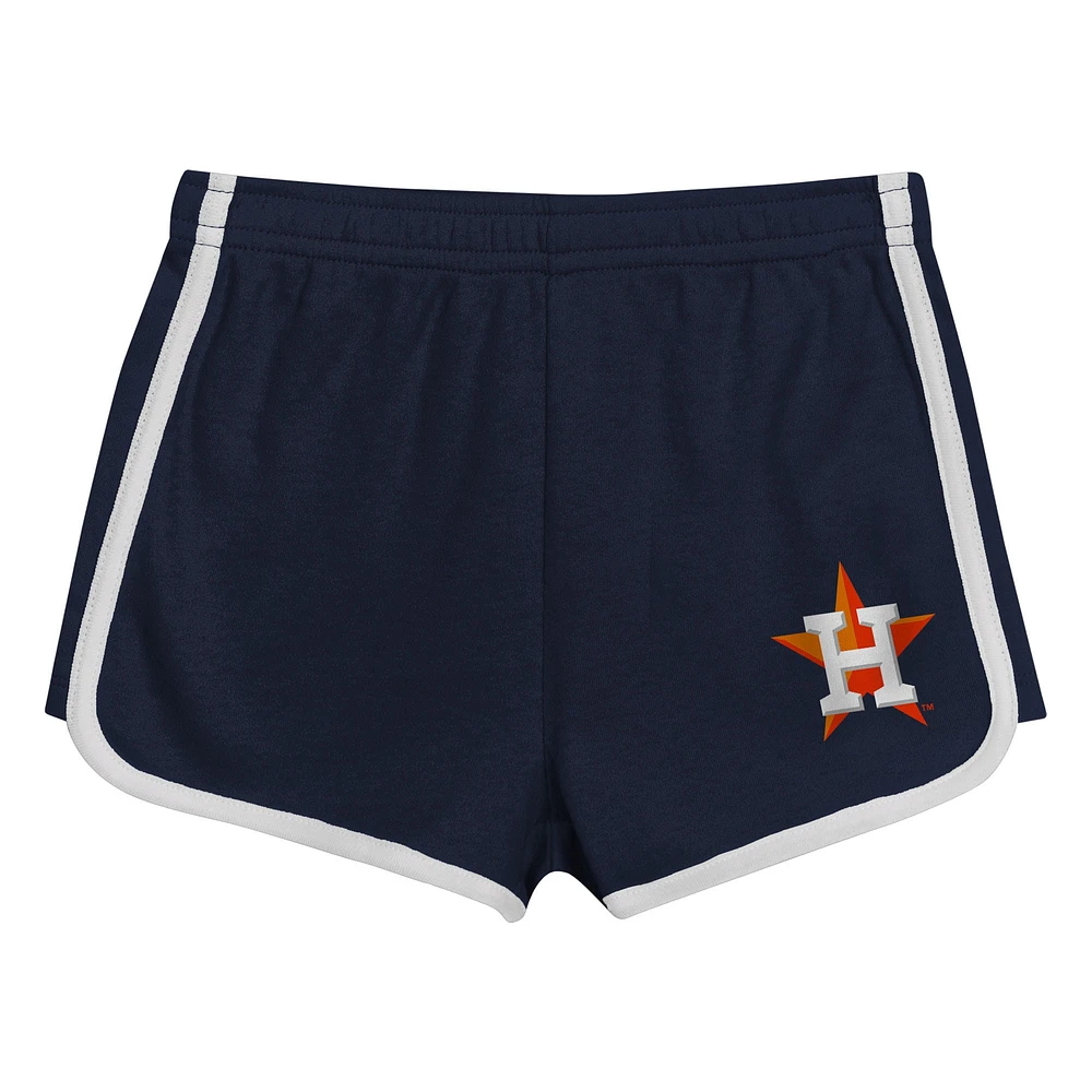 Toddler  Navy Houston Astros Double Run T-Shirt & Shorts Set