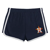 Toddler  Navy Houston Astros Double Run T-Shirt & Shorts Set