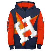 Toddler Navy Houston Astros Postcard Full-Zip Hoodie