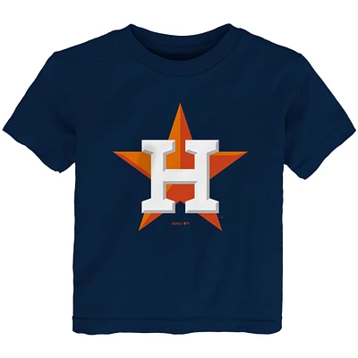 T-shirt bleu marine avec logo de l'équipe principale des Astros Houston pour tout-petits