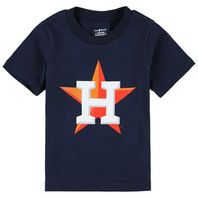 T-shirt bleu marine Houston Astros Team Crew Logo principal pour tout-petit