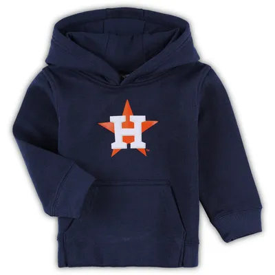 Houston Astros Toddler Team Primary Logo Fleece Pullover Hoodie - Navy
