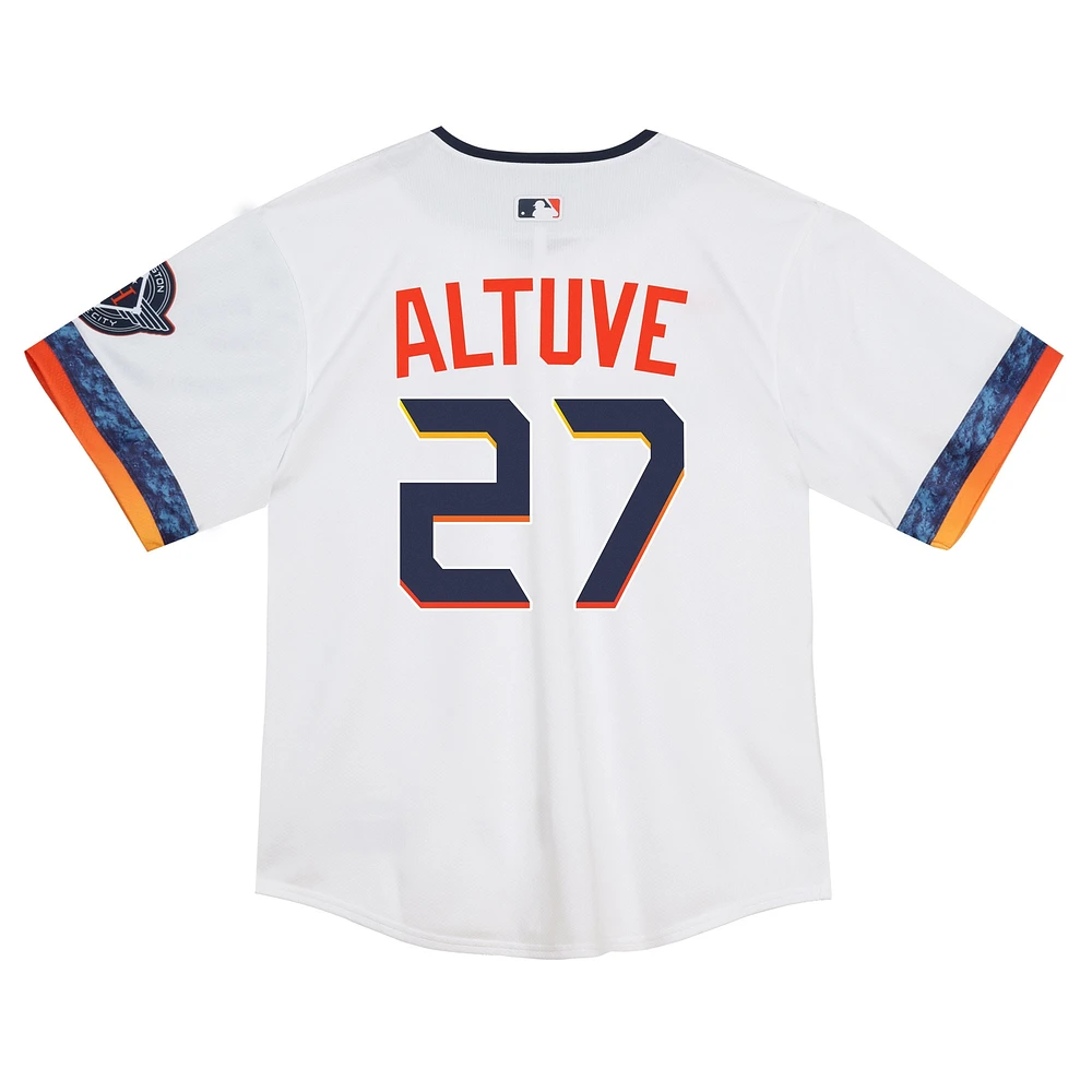 Toddler Nike Jose Altuve White Houston Astros City Connect 2025 Limited Jersey