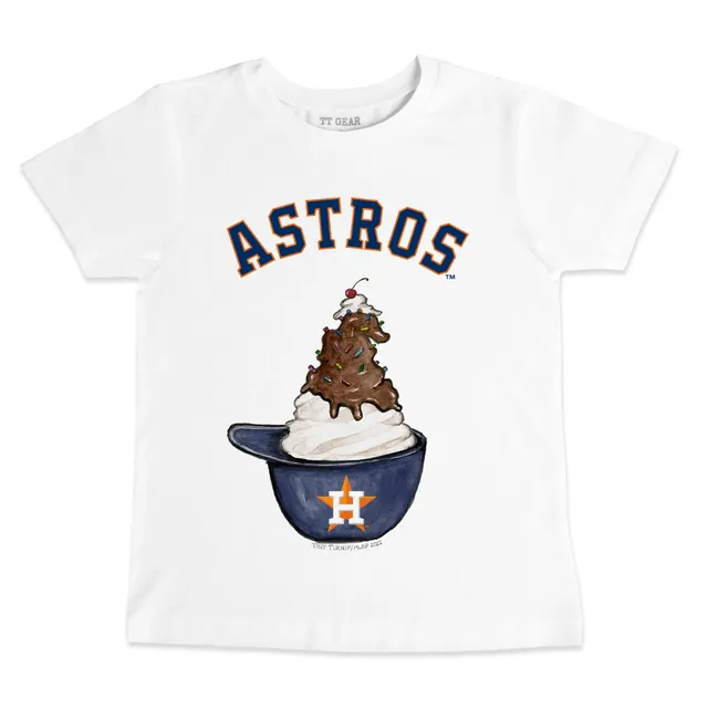 Houston Astros Tiny Turnip Toddler Stitched Baseball T-Shirt - Navy