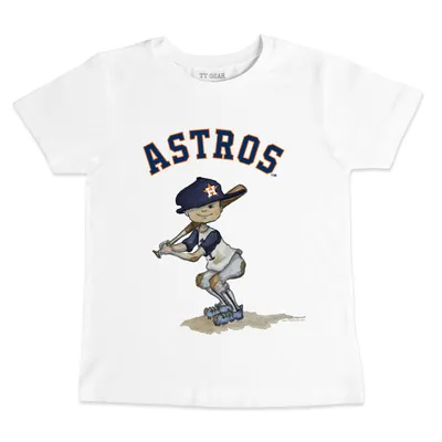 Lids Houston Astros Tiny Turnip Toddler Slugger Raglan 3/4 Sleeve T-Shirt -  White/Black