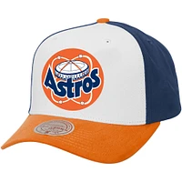 Unisex Mitchell & Ness  White Houston Astros Basic Coop Pro Adjustable Hat