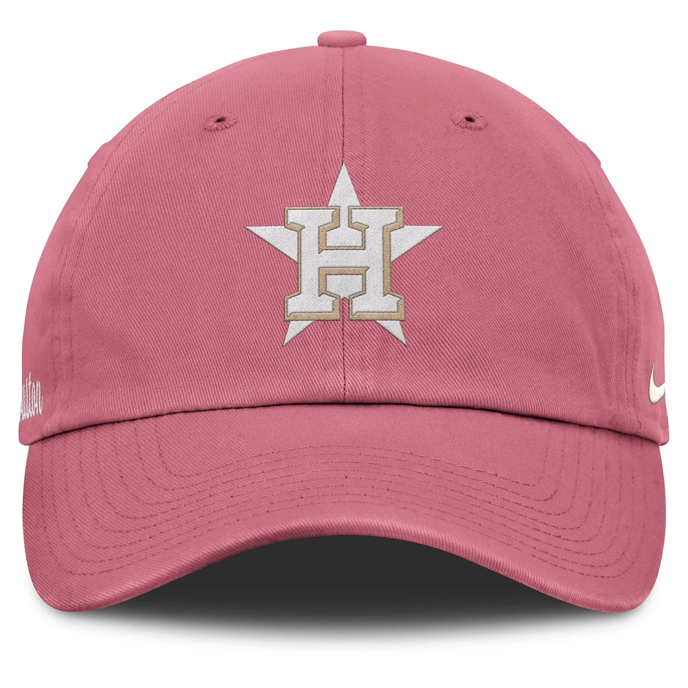 Unisex Nike Pink Houston Astros Club Adjustable Hat
