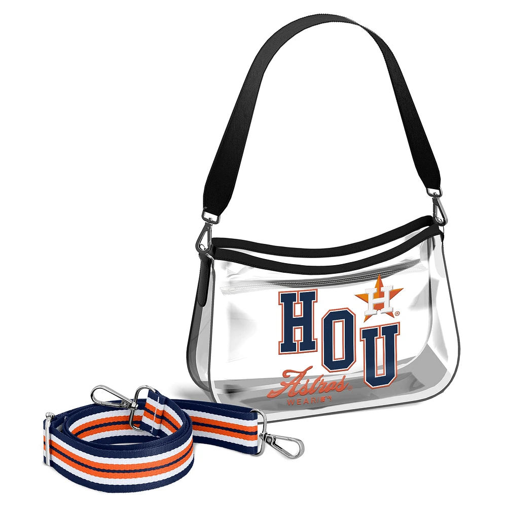 WEAR by Erin Andrews Houston Astros Clear Stadium Mini Purse