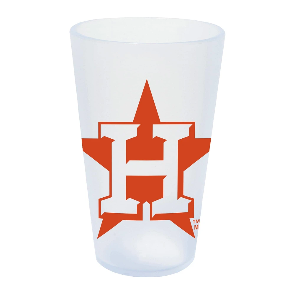 WinCraft Astros de Houston 16oz. Verre à pinte en silicone Icicle