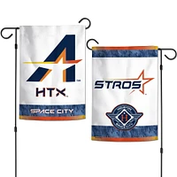 Drapeau de jardin double face WinCraft Houston Astros 2025 City Connect 12" x 18"