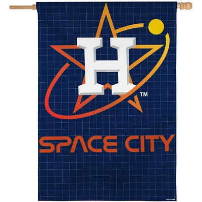 WinCraft Houston Astros 28" x 40" Bannière Verticale City Connect Simple Face