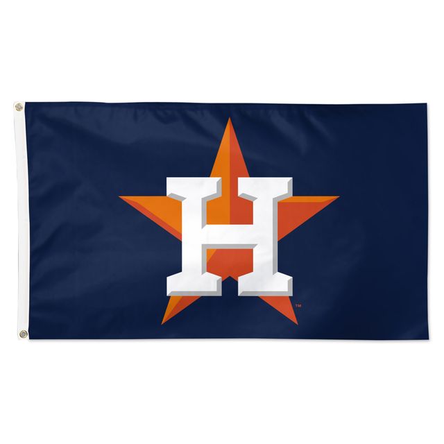 WinCraft Houston Astros 3' x 5' Logo principal simple face - Drapeau