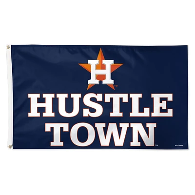 WinCraft Houston Astros 3' x 5' Single-Sided Deluxe Team Slogan Flag