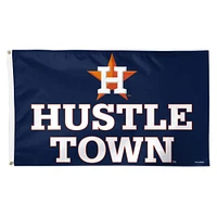 WinCraft Houston Astros 3' x 5' Drapeau à slogan d'équipe de luxe simple face