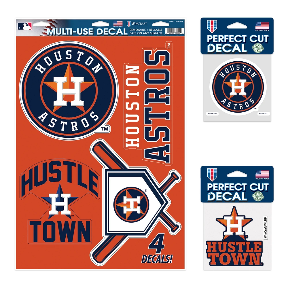 Pack de décalcomanies WinCraft Houston Astros