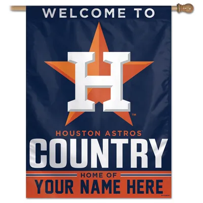Houston Astros WinCraft Personalized 27'' x 37'' 1-Sided Vertical Banner