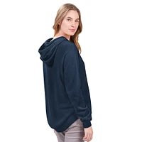 Women's G-III 4Her by Carl Banks  Navy Houston Astros Jordan Angel Raglan Fleece Pullover Hoodie