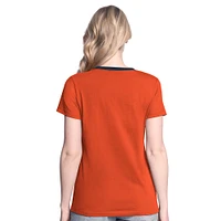 Women's G-III 4Her by Carl Banks  Orange Houston Astros Pitch T-Shirt