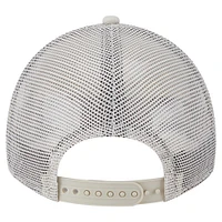 Casquette ajustable 9TWENTY à point carré beige clair des Astros de Houston de New Era pour femme