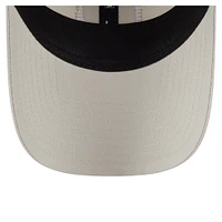 Casquette ajustable 9TWENTY à point carré beige clair des Astros de Houston de New Era pour femme