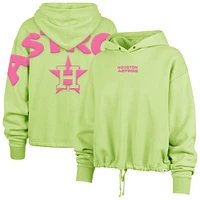Women's '47 Green Houston Astros Bright Side Venice Pullover Hoodie