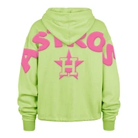 Women's '47 Green Houston Astros Bright Side Venice Pullover Hoodie