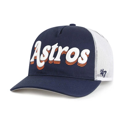 Women's '47 Navy Houston Astros Biloxi Hitch Adjustable Hat