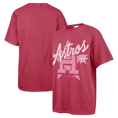 Women's '47 Pink Houston Astros Dopamine Tradition T-Shirt