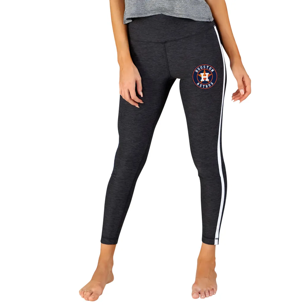 Lids Houston Astros Concepts Sport Women's Centerline Knit Leggings -  Charcoal/White