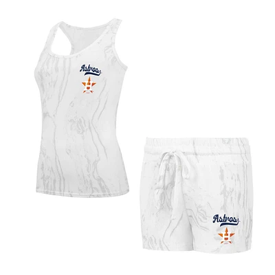 Ensemble débardeur et short Concepts Sport Houston Astros Quartz pour femmes