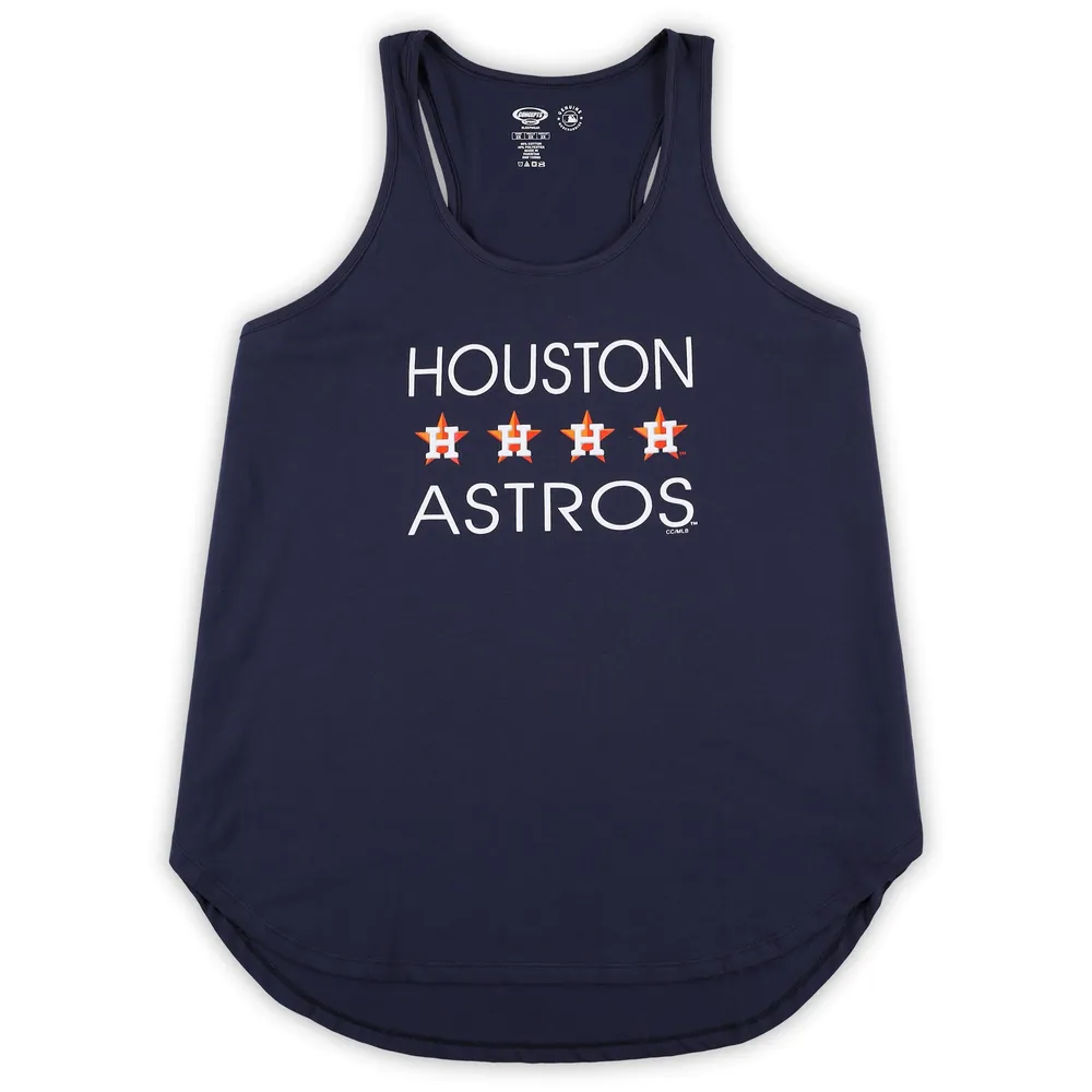 Lids Houston Astros Concepts Sport Women's Plus Tank Top & Shorts Sleep Set  - White/Navy