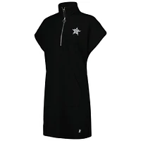 Robe sneaker à quart de fermeture éclair DKNY Sport noire des Houston Astros Emily pour femmes