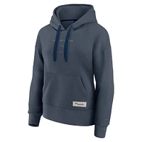 Women's Fanatics Blue Houston Astros Elements Future Ground Subtle Tonal Pullover Hoodie